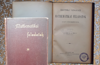 A hét műtárgya: Matematikai érettségi feladatok 1893-ból