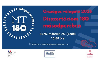 „Disszertációm 180 másodpercben” verseny