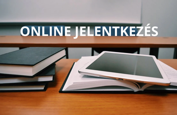 Online jelentkezési felület