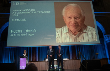 Platinadiplomát és akadémiai életműdíjat kapott Fuchs László matematikus