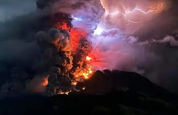 Az idei év talán legnagyobb vulkánkitörése történt (Telex)