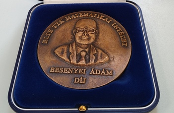 Átadták az első Besenyei Ádám-díjakat a Matematikai Intézetben