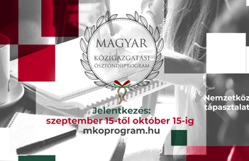 Magyar Közigazgatási Ösztöndíjprogram 2022